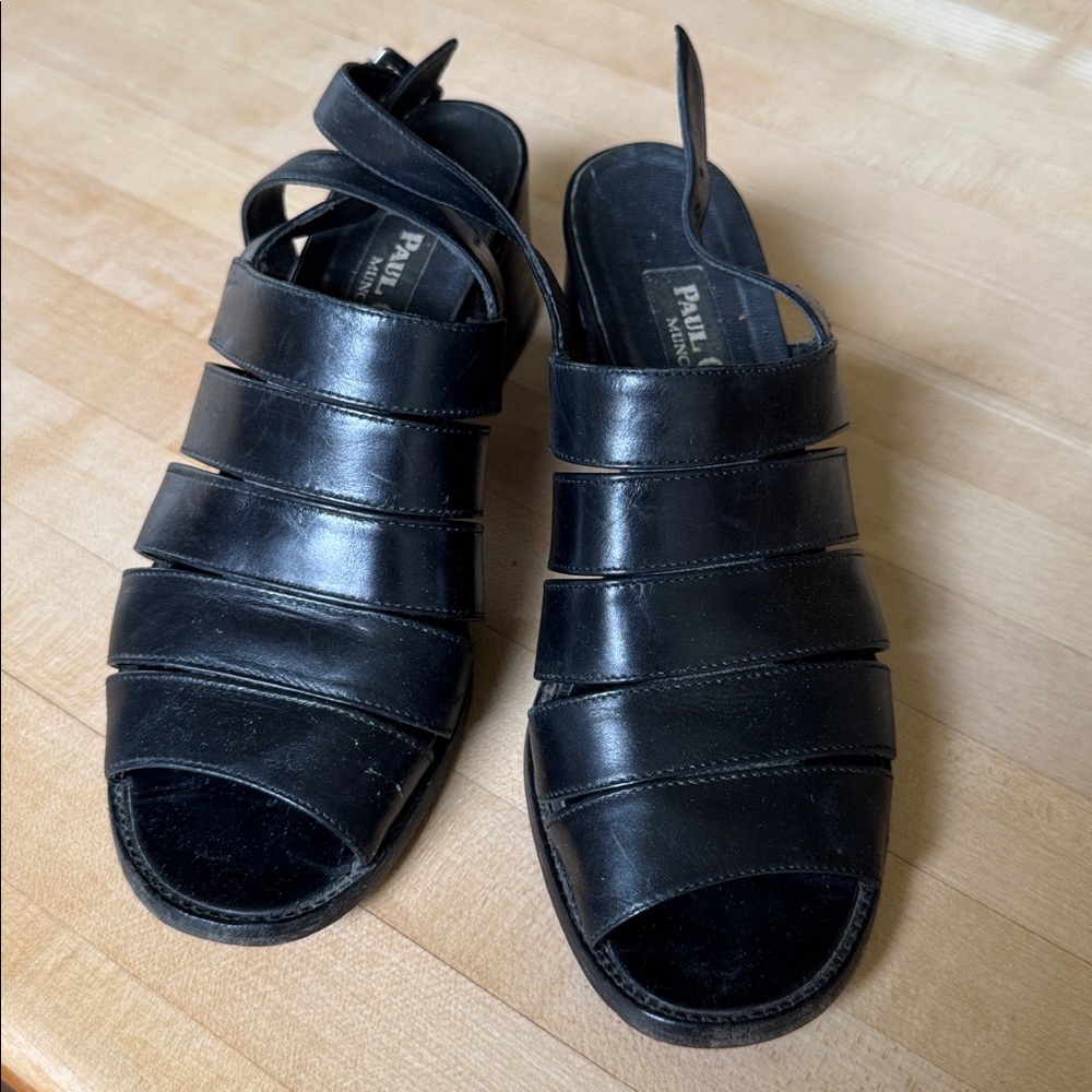 Paul Green Black Sandals